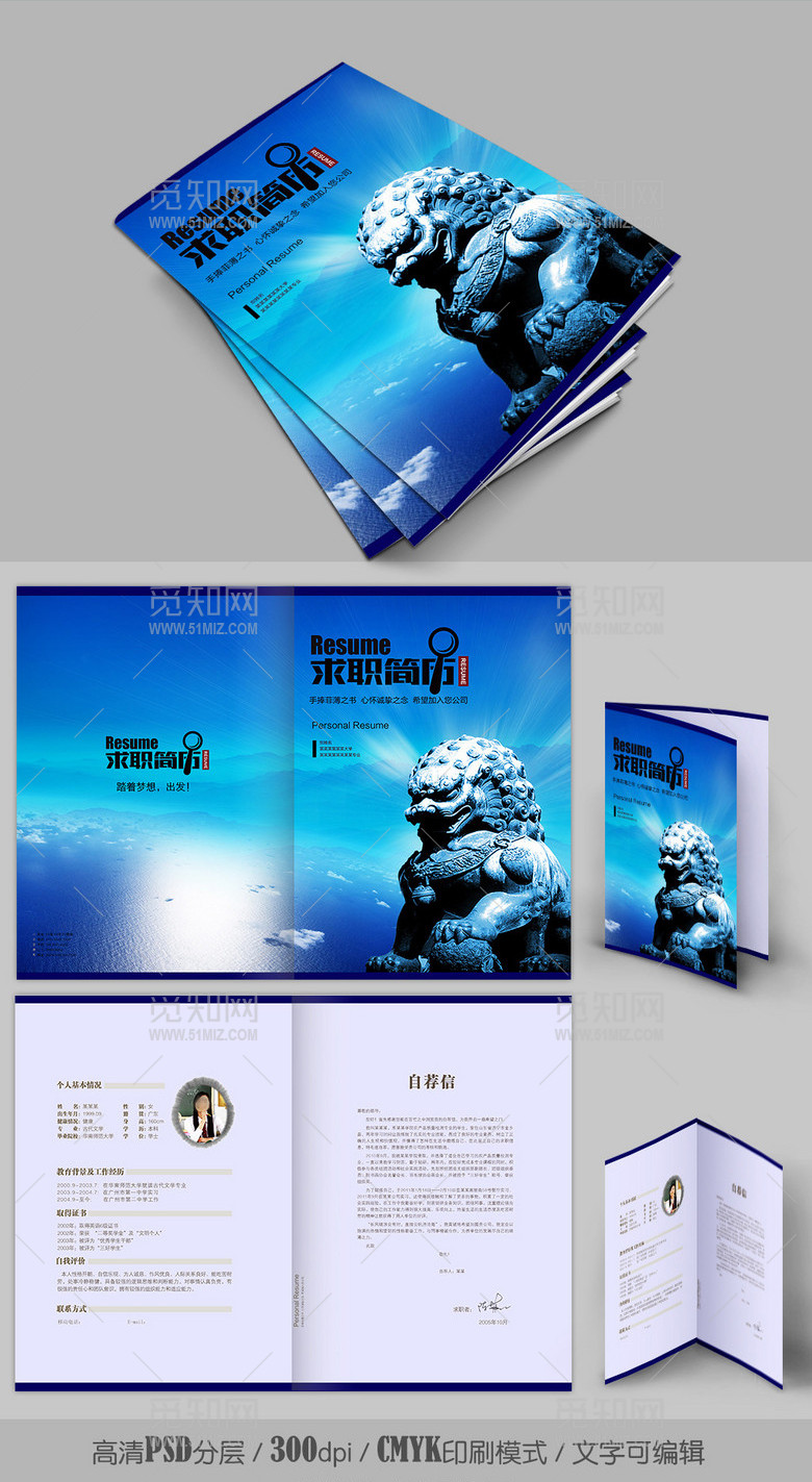 雄狮创意求职简历 雄狮创意求职简历