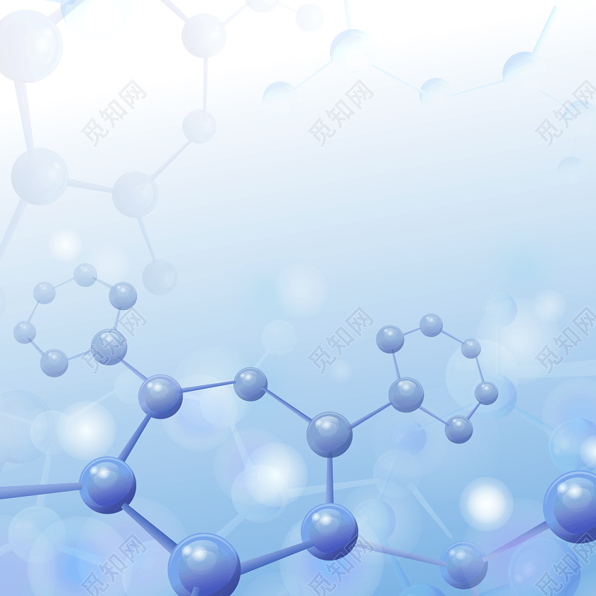 点线分子高科技医疗背景