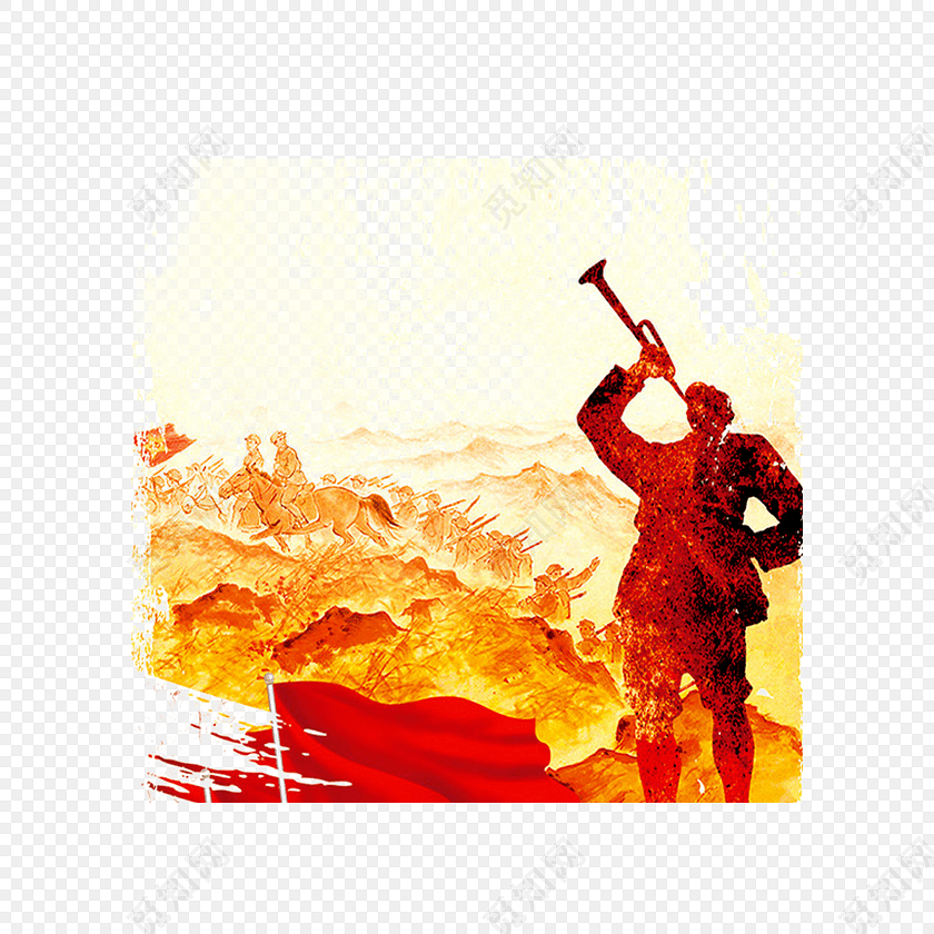 红色革命红卫兵素材