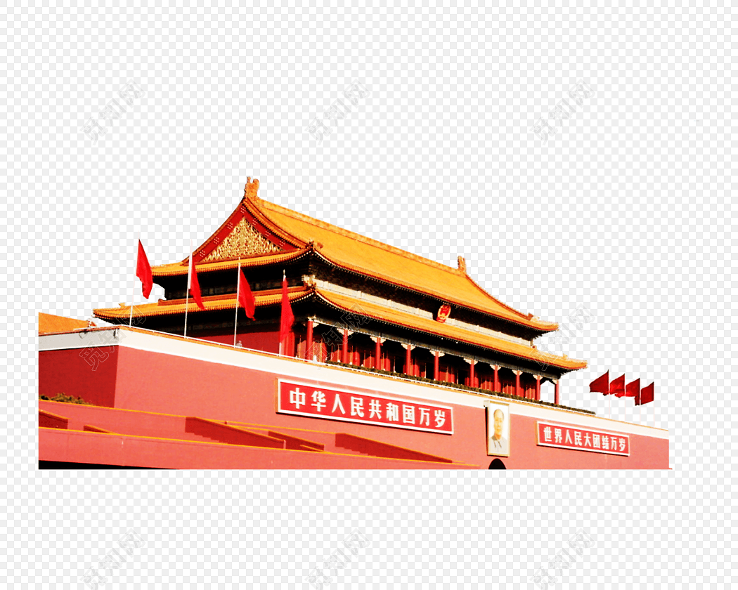 国庆节天安门素材