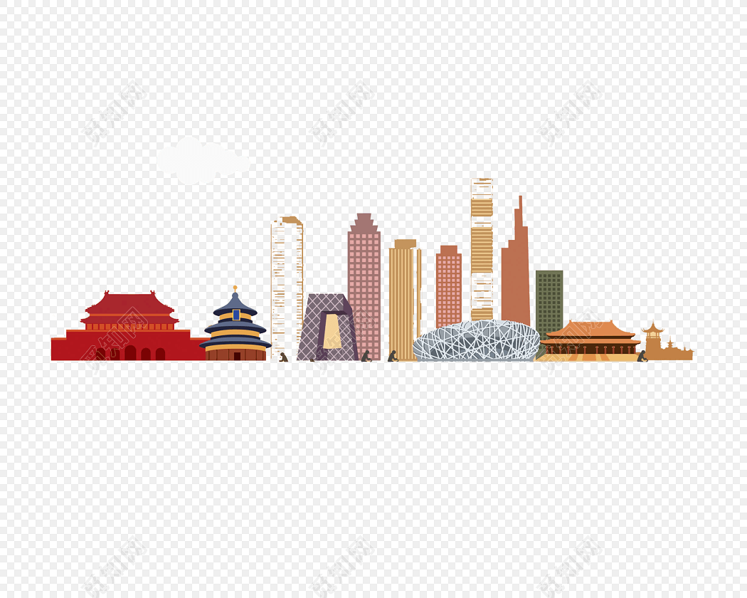 天安门素材华表北京建筑景点素材