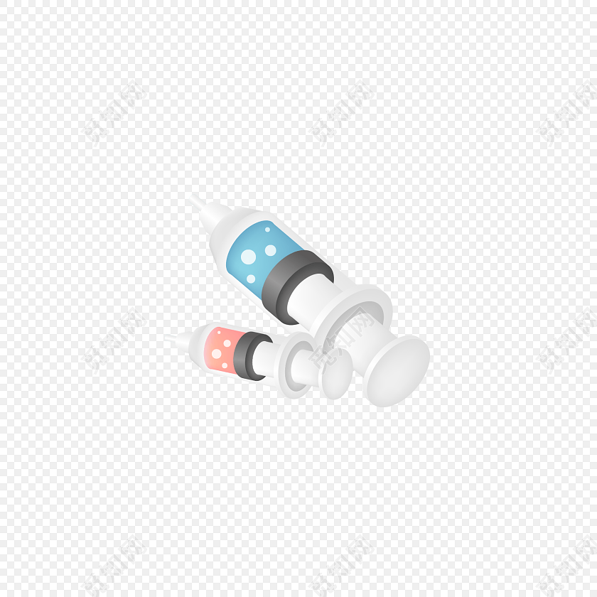 卡通手绘注射器