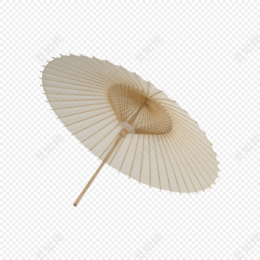 中国风古典文雅油纸伞免扣素材png元素