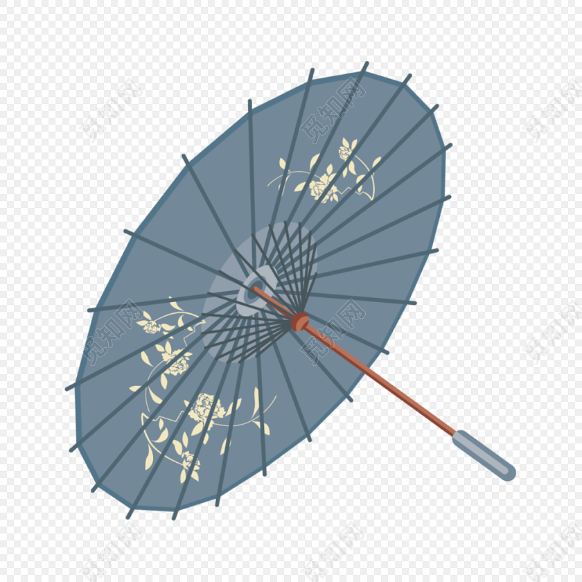 古风油纸伞设计素材png