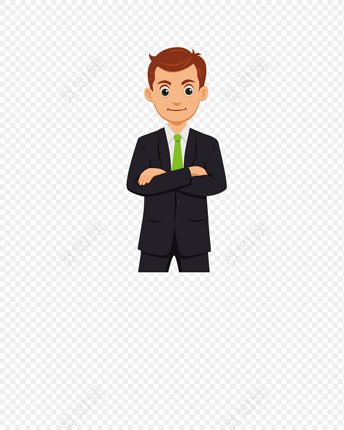 卡通商务人物素材