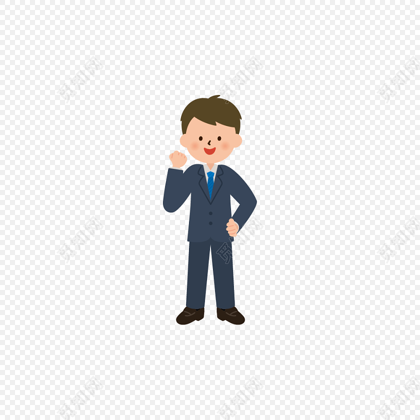 卡通商务人物素材