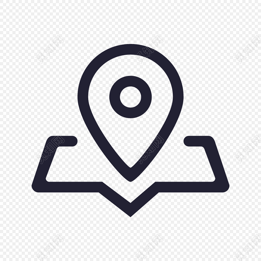 地图图标指示矢量素材