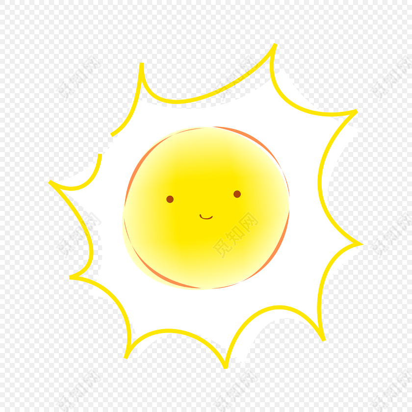 太阳彩绘矢量图素材