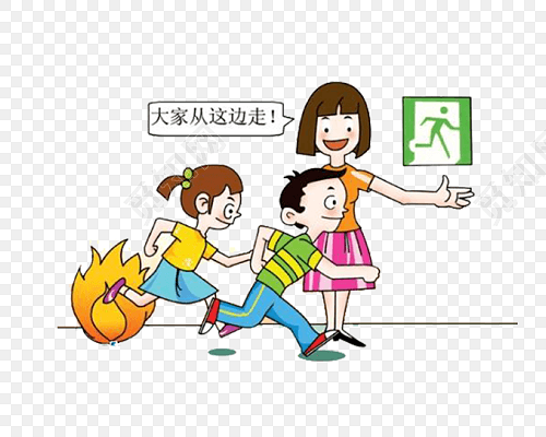 消防安全通道素材
