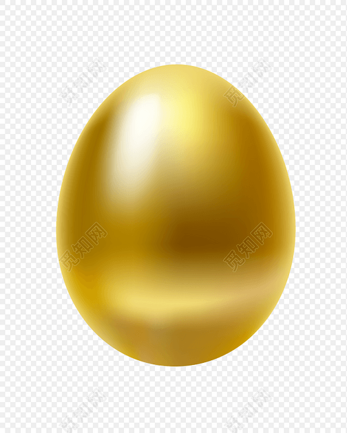 卡通金蛋矢量插画素材