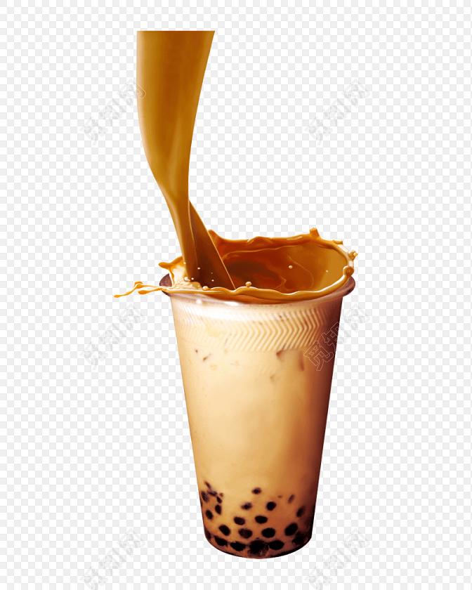 冷饮店珍珠奶茶海报设计素材