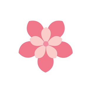 桃花矢量图形