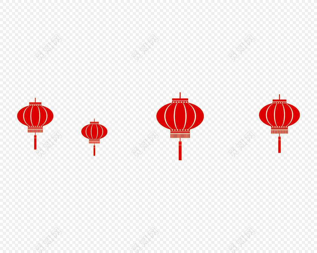 红色喜庆大灯笼