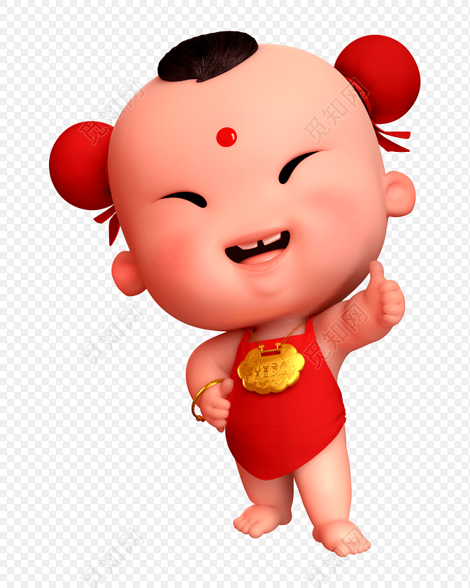 卡通人物点赞