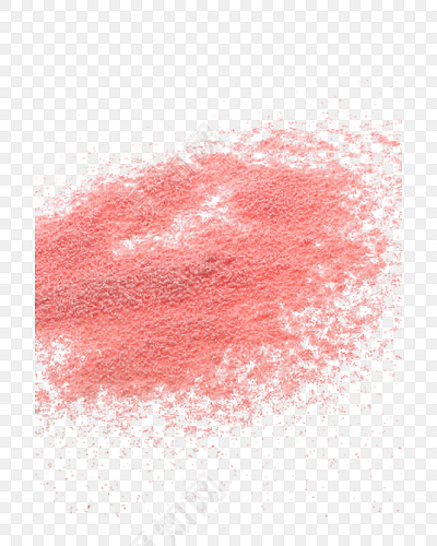粉色腮红粉末素材