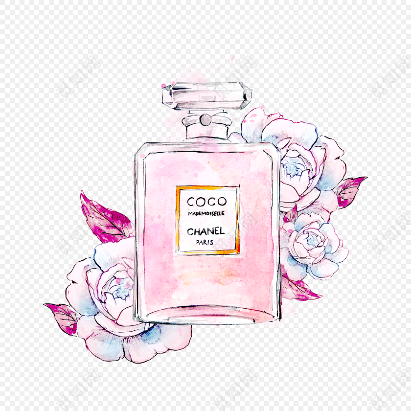 香奈儿coco小姐女士香水海报素材