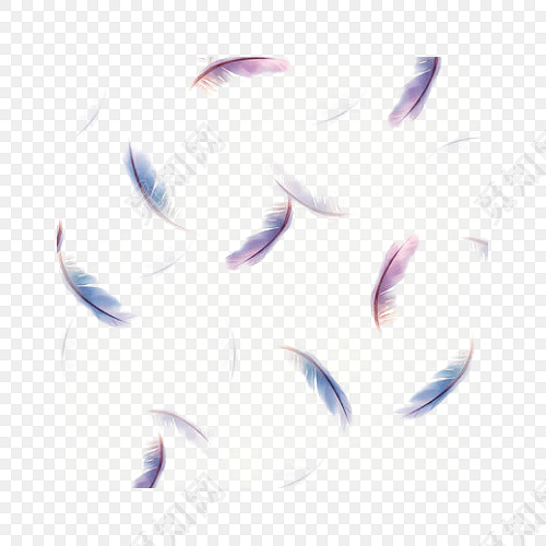 梦幻羽毛背景素材