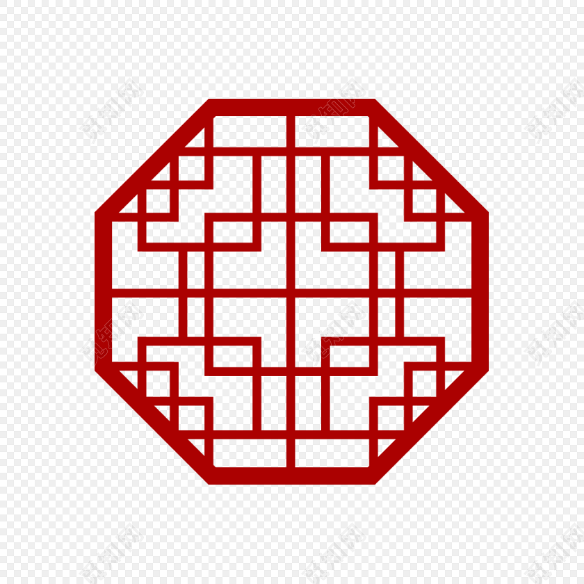 古代窗户 古代门窗 正六边形窗户 雕花窗户
