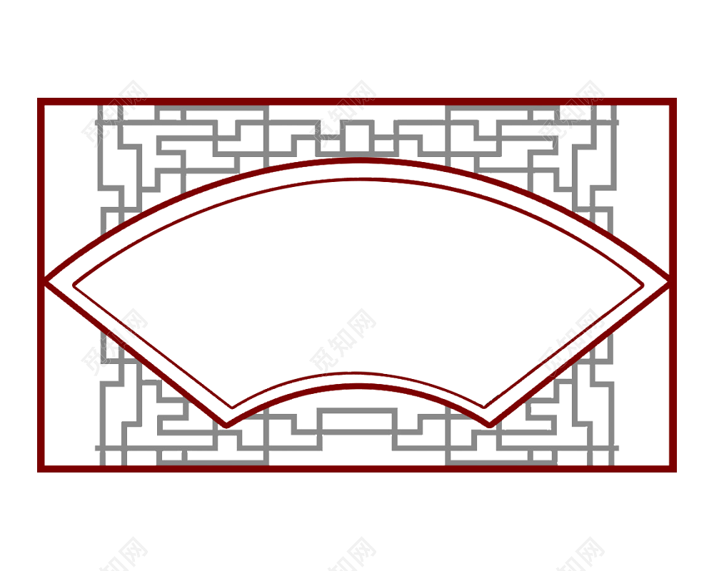 古代窗户扇形窗户长方形窗户雕花窗户