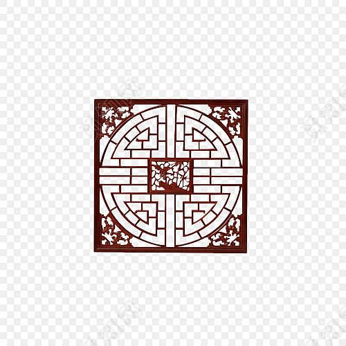 古代门窗 雕花门窗 复古门框 檀木门窗