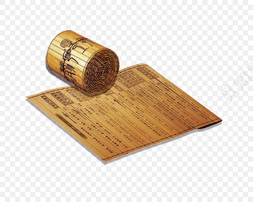 古代竹简矢量素材