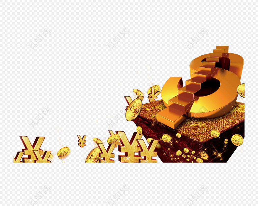 人民币符号美金符号金融素材