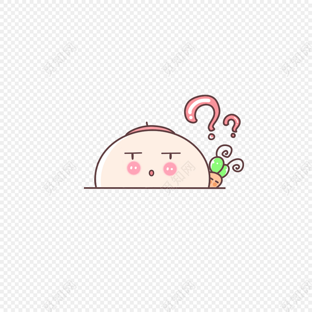卡通问号