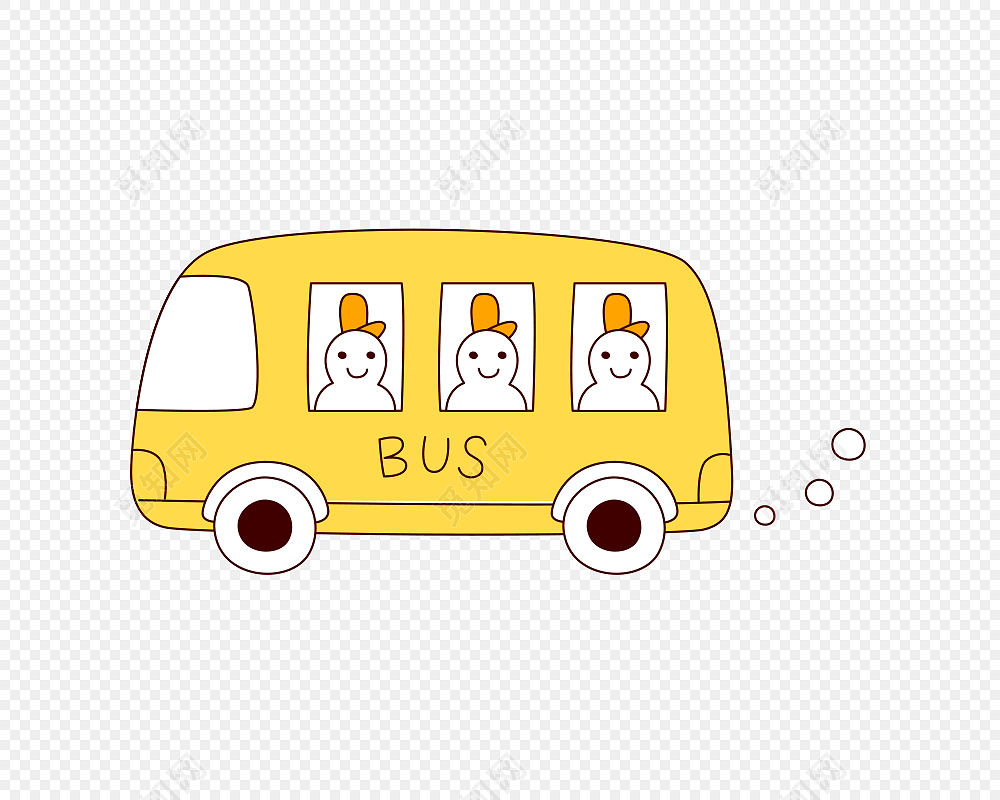 矢量公交车大巴
