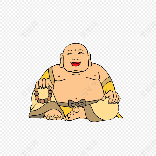 弥勒佛画免费下载_png素材_觅知网