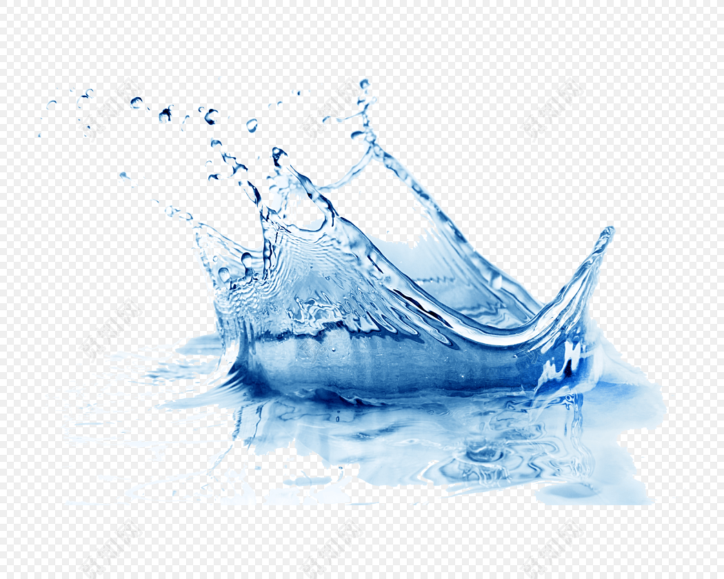 飞溅水花动感水浪四溅喷溅素材
