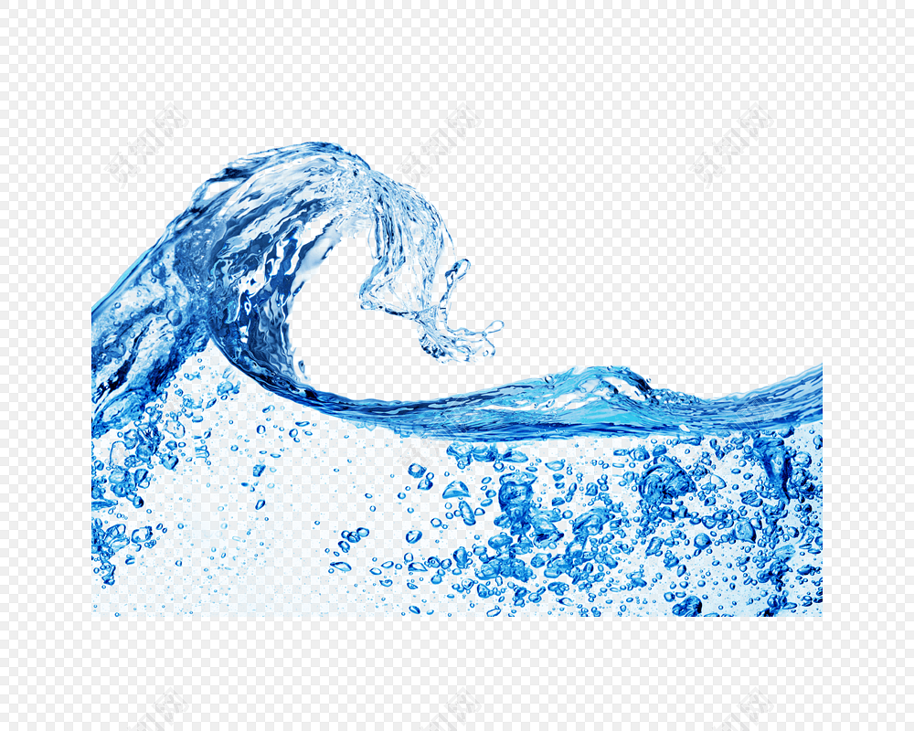 共享素材 下载png png素材 夏日海浪波浪气泡翻滚素材标签:水元素免 