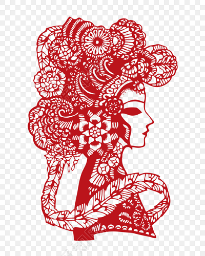 中国传统皮影戏剪纸素材