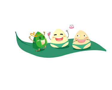 粽子粽子人粽子表情包粽子叶