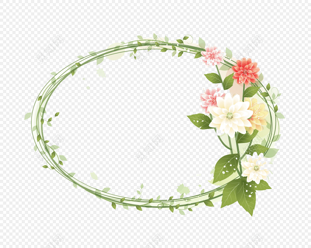 藤蔓花边