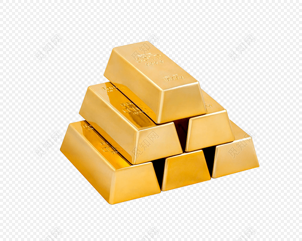 金条金块矢量元素免费下载_png素材_觅知网