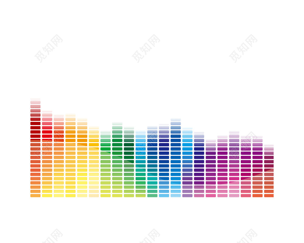 彩色音量音符素材免费下载_觅知网