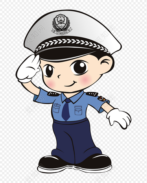 q版民警形象