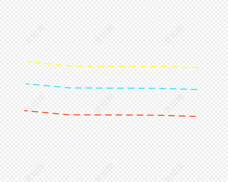 简洁手绘线条分割线