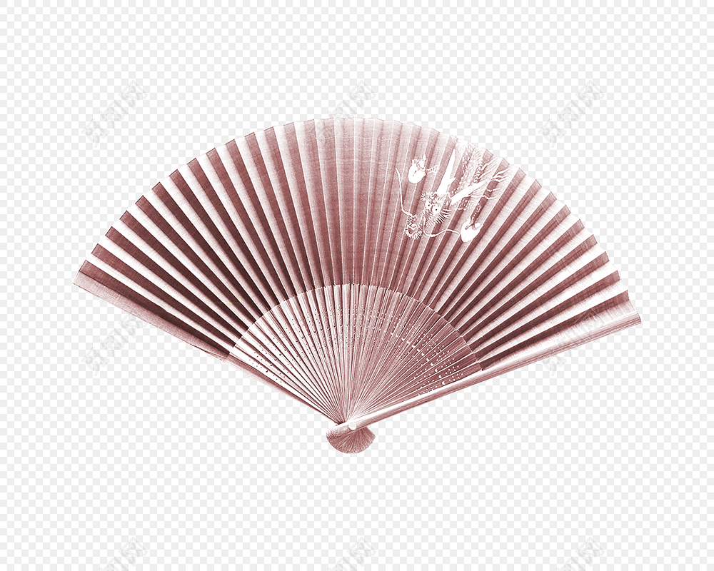矢量古典折扇素材