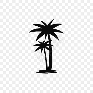 椰子树素描素材