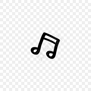 卡通手绘音符矢量图片