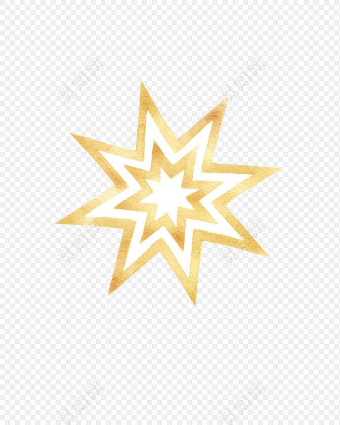 金色圣诞小星星设计矢量图片