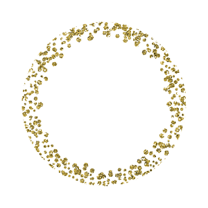 金色圆边框素材
