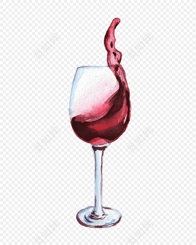 红酒倒入酒杯素材