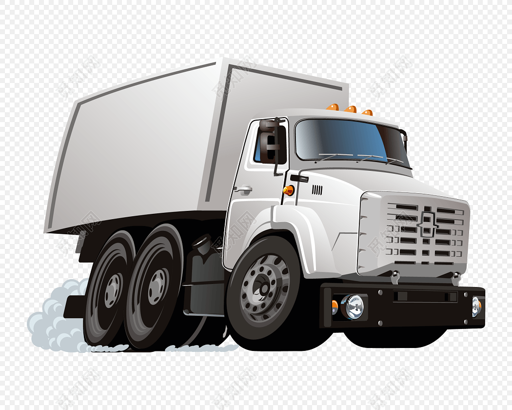 白色大卡车