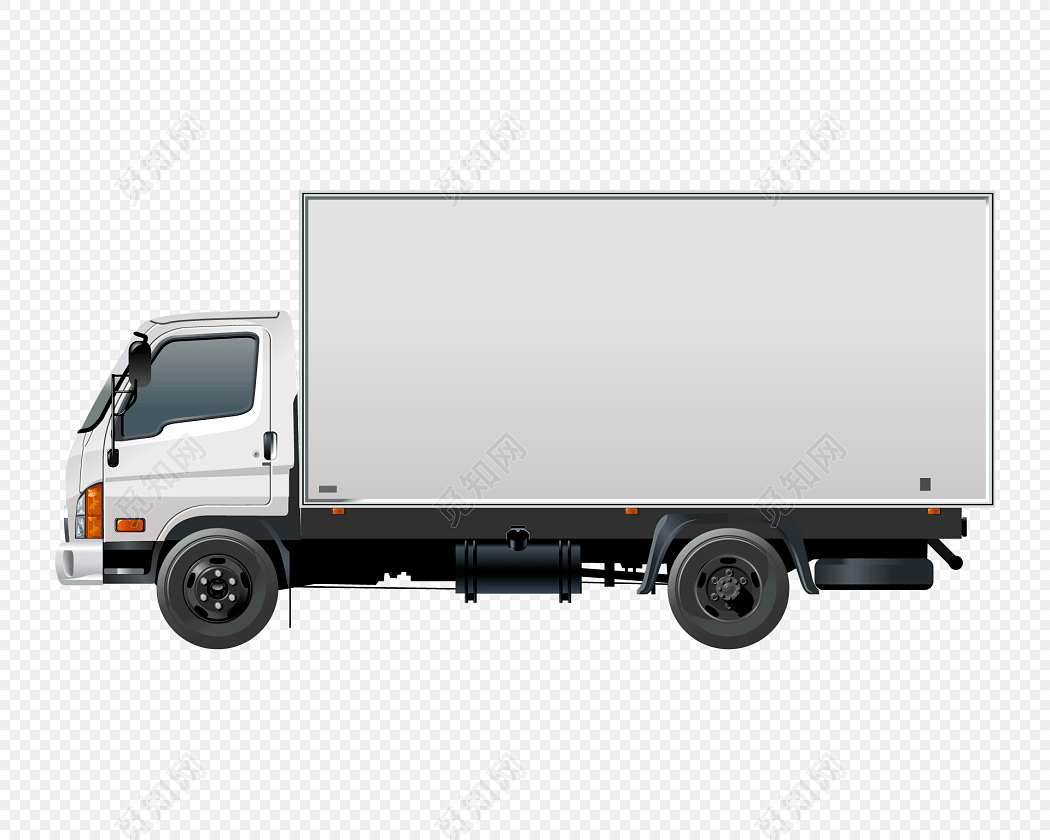 白色大货车