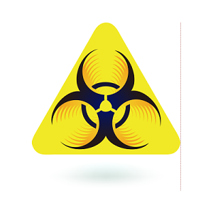 核辐射标志矢量素材