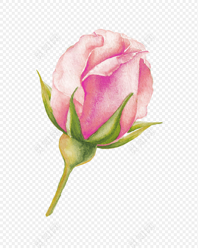 一朵花矢量素材