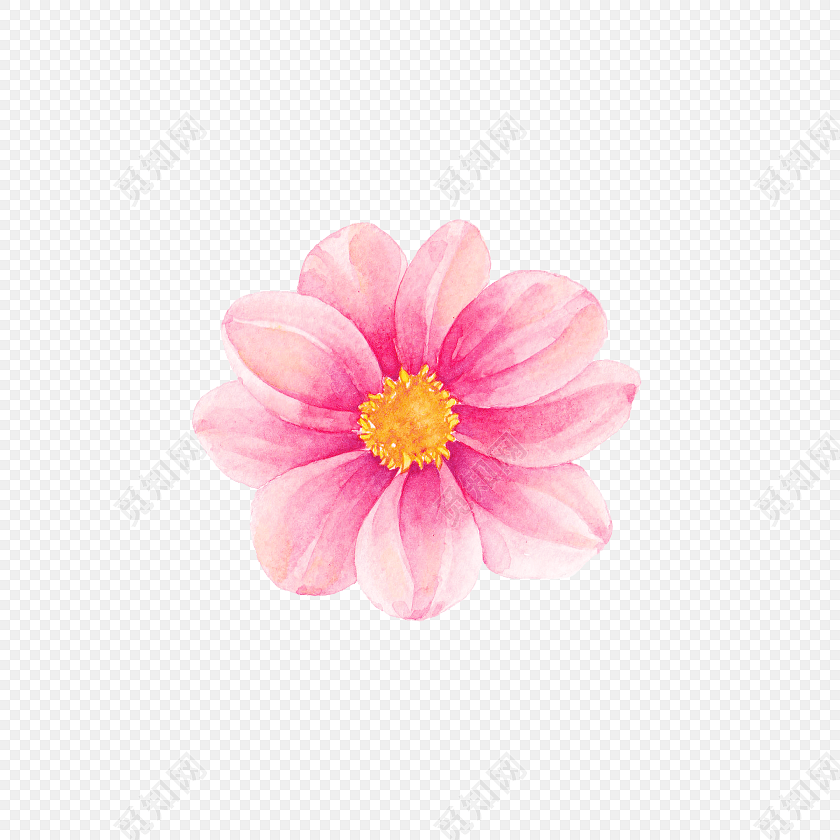 一朵小花矢量素材