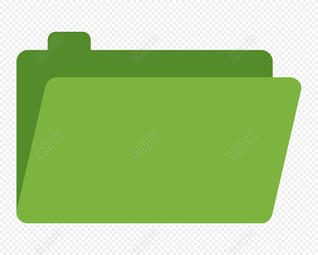 卡通办公用具文件夹图标